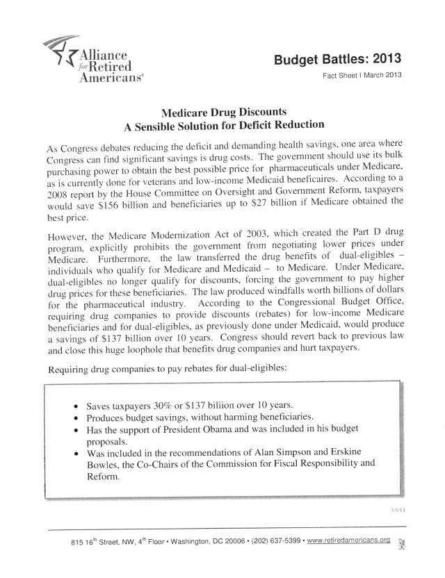 Medicare Drug Discounts